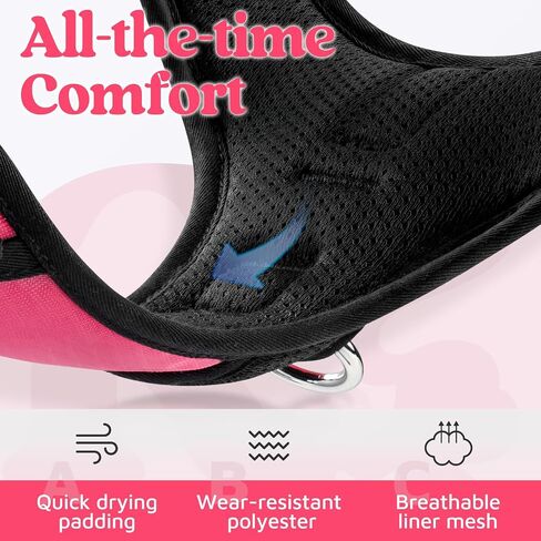 rabbitgoo Dog Harness for Large, No Pull 3 Buckles Easy On & Off in Kuwait