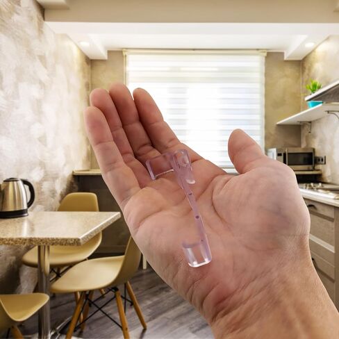 اميزدنج دريبواي هاردوير 12 الكمية: مشابك ستارة قصيرة 3.25 انش لقطع الستائر الخشبية والخشبية الافقية in Kuwait