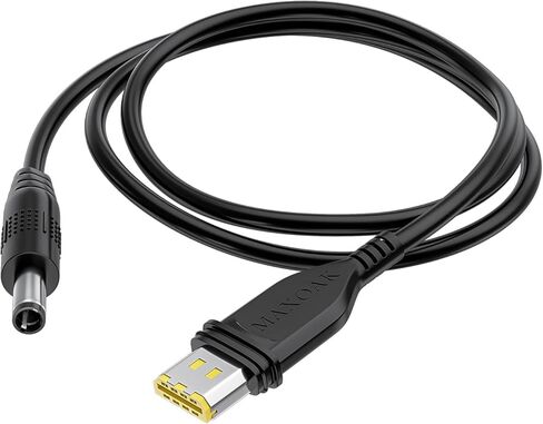 كابل تحويل سلك الطاقة MAXOAK DC 24V K5 CPAP، متوافق مع ResMed Airsense 11 & Airmini، 5.5 * 2.5 مم ذكر إلى Airsense 11/Airmini DC طقم كابل شحن in Kuwait