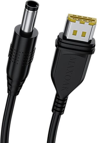 كابل تحويل سلك الطاقة MAXOAK DC 24V K5 CPAP، متوافق مع ResMed Airsense 11 & Airmini، 5.5 * 2.5 مم ذكر إلى Airsense 11/Airmini DC طقم كابل شحن in Kuwait