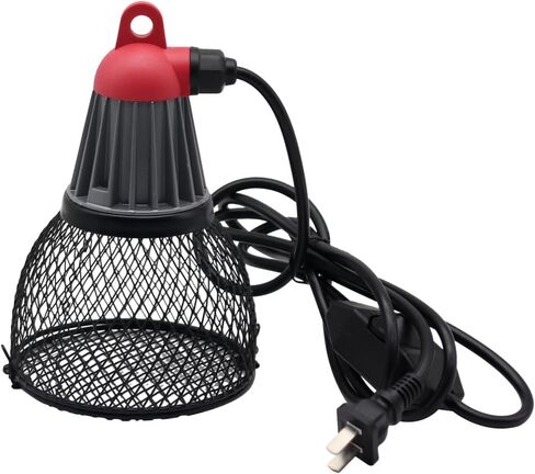 aplayfulbee الزواحف مصباح الحرارة غطاء مصباح الحرارة لاعبا اساسيا، الزواحف المضادة للحرق عاكس الضوء السيراميك باعث الحرارة الفرح سخان مصباح الملحقات الزواحف للسلاحف فراخ سحلية ثعبان in Kuwait