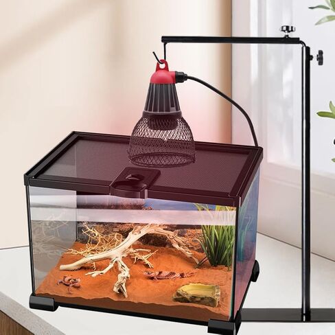 aplayfulbee الزواحف مصباح الحرارة غطاء مصباح الحرارة لاعبا اساسيا، الزواحف المضادة للحرق عاكس الضوء السيراميك باعث الحرارة الفرح سخان مصباح الملحقات الزواحف للسلاحف فراخ سحلية ثعبان in Kuwait