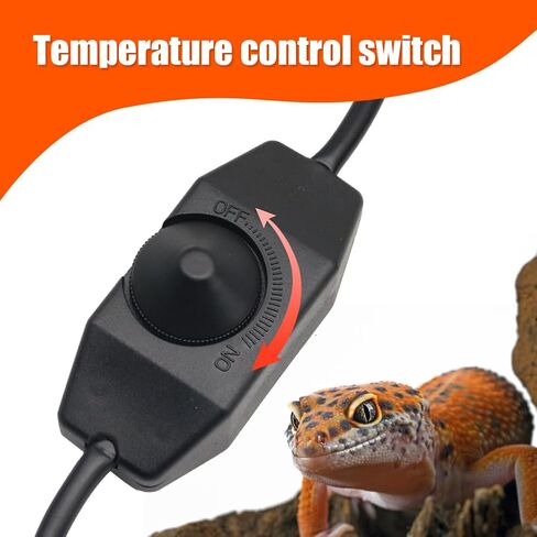 aplayfulbee الزواحف مصباح الحرارة غطاء مصباح الحرارة لاعبا اساسيا، الزواحف المضادة للحرق عاكس الضوء السيراميك باعث الحرارة الفرح سخان مصباح الملحقات الزواحف للسلاحف فراخ سحلية ثعبان in Kuwait