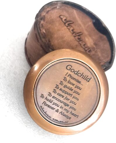 Gift for Godchild Compass | Godson Goddaughter - I Promise to Love You Baptism Gifts Christian Communion Confirmation Christmas Birthday Gifts for Boys Girls Kids in Saudi Arabia