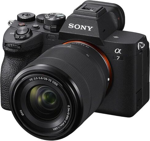 كاميرا Sony Alpha a7 IV كاملة الإطار بدون مرآة 4K - حزمة مع بطاقة SD سعة 128 جيجابايت، وحقيبة كتف، وبطارية إضافية، وشاحن، وحزام، وميكروفون، وحامل ثلاثي القوائم، وواقي شاشة، ومرشحات 55 مم، وحافظة بطاقة SD، ومجموعة تنظيف in Saudi Arabia