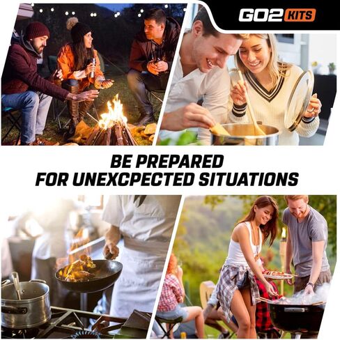 مجموعة الإسعافات الأولية Go2Kits المكونة من 54 قطعة تتميز بضمادات متنوعة ومناديل وأساسيات الإسعافات الأولية في مجموعات مدمجة قابلة لإعادة الاستخدام للمنزل والمكتب والسفر (عبوة واحدة) in Kuwait