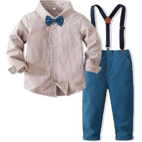 مجموعة بدلات Kimocat للأطفال الأولاد بأكمام طويلة وربطة عنق in Kuwait