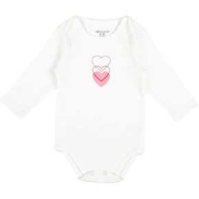 Divonette Baby and Toddler Girl Long Sleeve Bodysuit T-Shirt Cotton in Saudi Arabia