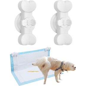 Wall Magnet Pee Pad Holder: Potty Training Pad Holder for Leg-Lifting with Strong Adhesive and Magnets in Kuwait