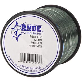 Ande A18-25C Premium Monofilament, 1/8-Pound Spool, 25-Pound Test in Kuwait