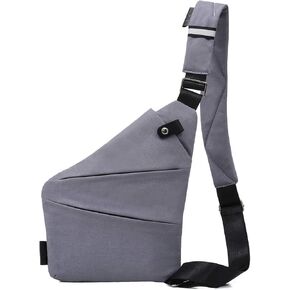 TOLOG Fashion Digital Shoulder Bag Men Multi-functional Crossbody Backpack Anti-theft Gun Chest Bag