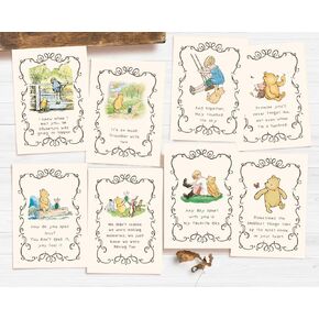 ديكور حائط كلاسيكي ويني من انبالا باقتباسات بوه بير مطبوعة بنمط A، 5 × 7 انش رائعة لتزيين حفلات استقبال المولود الجديد والحضانة واعياد الميلاد in Kuwait