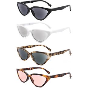 IVNUOYI 4 Pack Reading Glasses Blue Light Blocking Readers for Women,UV400 Protection Retro Cat Eye Computer Eyeglasses in Kuwait