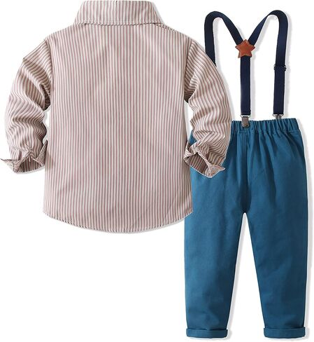 مجموعة بدلات Kimocat للأطفال الأولاد بأكمام طويلة وربطة عنق in Kuwait