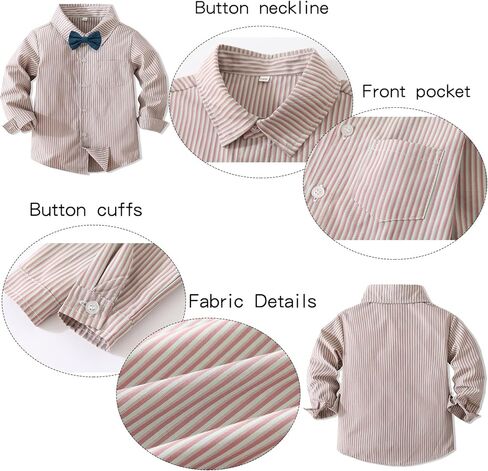 مجموعة بدلات Kimocat للأطفال الأولاد بأكمام طويلة وربطة عنق in Kuwait