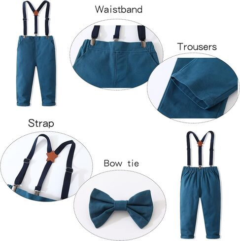 مجموعة بدلات Kimocat للأطفال الأولاد بأكمام طويلة وربطة عنق in Kuwait