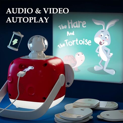جهاز عرض قصة zzmoon للأطفال، ألعاب جهاز عرض القصص القصيرة لعمر 3 4 سنوات هدية فتاة صبي، جهاز عرض وقت القصة لهدايا الفتيات الصغيرات بعمر 3 4 سنوات in Saudi Arabia