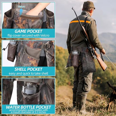 حمامة الصيد حزام حقيبة Laelr حمامة حزام مع لعبة الحقيبة شل أكياس زجاجة المياه الناقل لحقل صيد الطيور وحزام اللعبة اطلاق النار حزام قابل للتعديل لعبة الصيد أحزمة الصيد معدات الصيد بندقية شل الحقيبة in Kuwait