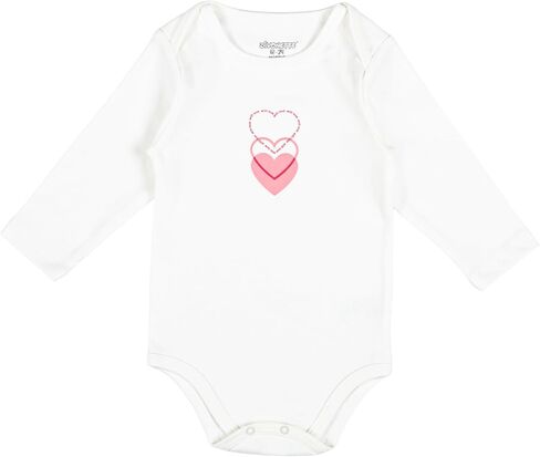 Divonette Baby and Toddler Girl Long Sleeve Bodysuit T-Shirt Cotton in Saudi Arabia