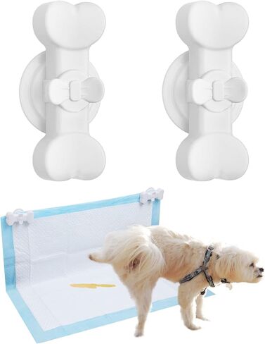 Wall Magnet Pee Pad Holder: Potty Training Pad Holder for Leg-Lifting with Strong Adhesive and Magnets in Kuwait