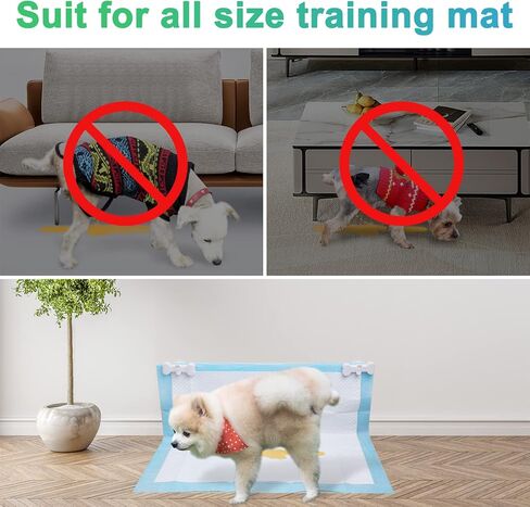 Wall Magnet Pee Pad Holder: Potty Training Pad Holder for Leg-Lifting with Strong Adhesive and Magnets in Kuwait