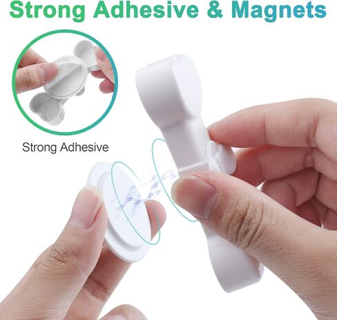 Wall Magnet Pee Pad Holder: Potty Training Pad Holder for Leg-Lifting with Strong Adhesive and Magnets in Kuwait