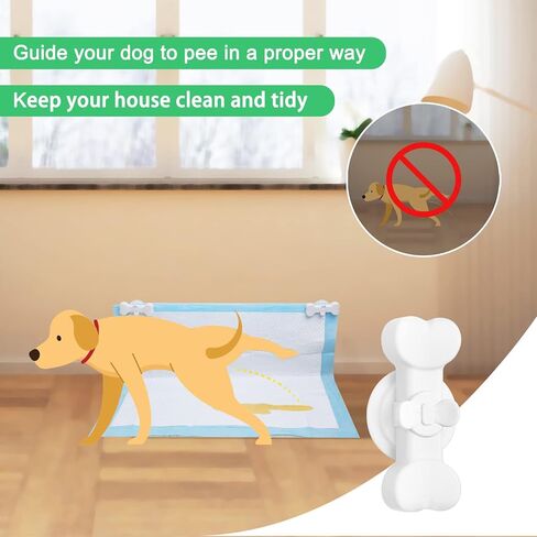 Wall Magnet Pee Pad Holder: Potty Training Pad Holder for Leg-Lifting with Strong Adhesive and Magnets in Kuwait