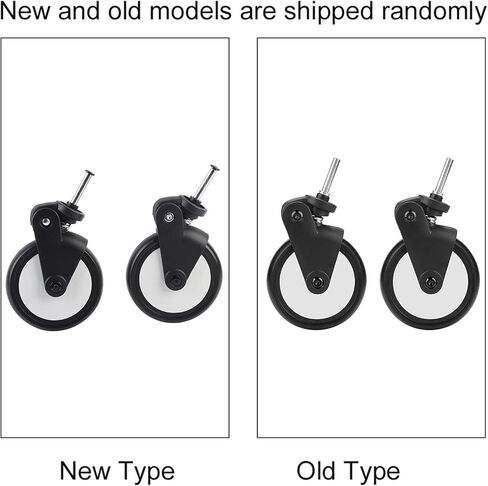 عجلة عربة الاطفال، ملحقات عجلات بديلة لعربة الاطفال يويا/فوفو مع ادوات (زوج من العجلات الامامية) in Kuwait