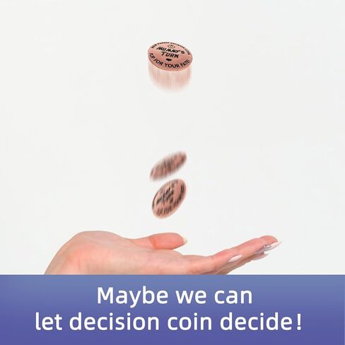 Huwane New Parent Decision Coin Flip لمصيرك، دور الأم أو دور الأب، عملة أمي الأب الوجه هدية طفل جديد للزوجة، الزوج، عيد الأم، عيد الأب، عيد الميلاد، عيد الميلاد in Kuwait