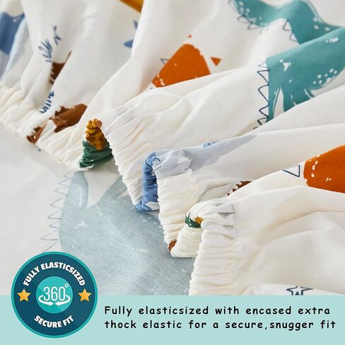 Brandream Space Crib Bedding Sets for Boys Baby Nursery Bedding Cosmic Rocket Milky Way Spaceship Galaxy Outerspace Adventures Theme, 3PC, 100% Cotton, Blue White in Saudi Arabia