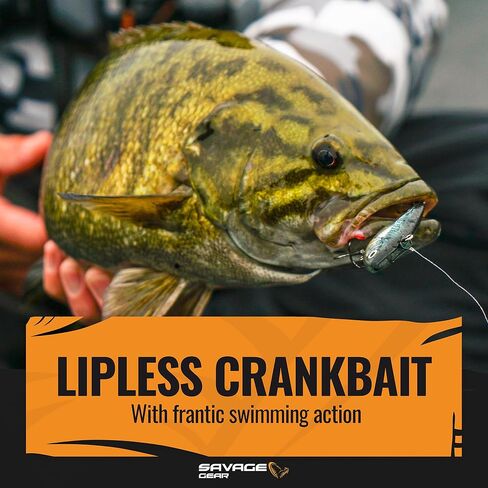 Savage Gear TPE Soft Vibe Fishing Bait, 3/4 oz, Yellow Perch, Durable TPE Composition, Long Casting & Fast Sinking, Frantic Swimming Action in Saudi Arabia
