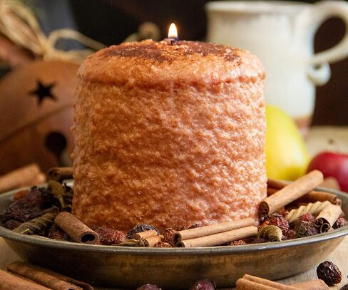 Warm Glow Candle Company 5'' Hand Dipped Country Fresh Hearth Candle (Pumpkin Crumb) in Saudi Arabia