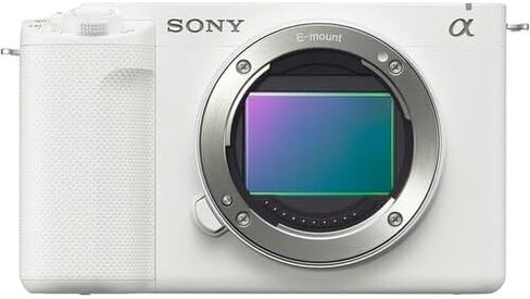 Sony ZV-E1 Mirrorless Camera (White) Advanced Accessory Bundle with 2 x 64GB SD Card, Gadget Bag, Flexible Tripod, & More in Saudi Arabia