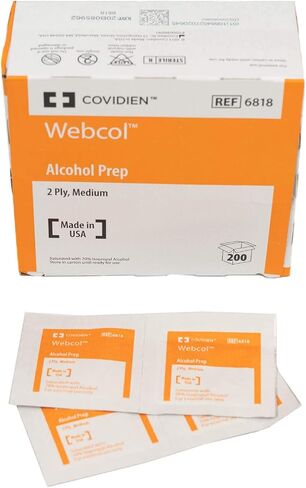 Kendall WEBCOL Alcohol Preps (Sterile), Medium, 2-ply in Saudi Arabia