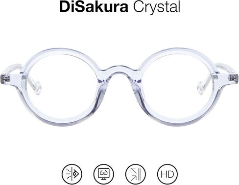 Reading Glasses Blue Light Blocking Unisex Readers. Acetate Frames, Flexible Temples and Anti-Reflective Lenses - Cherry +1.0 - DISAKURA in Saudi Arabia