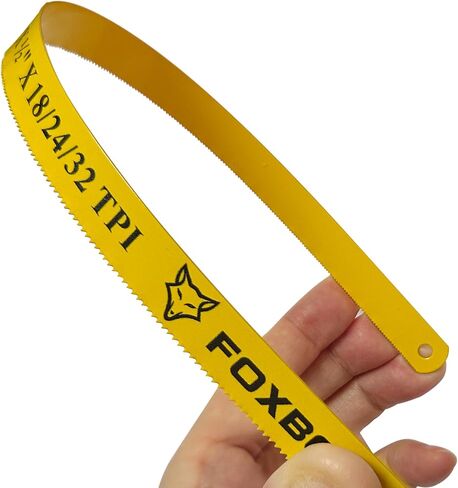 FOXBC 12 inch Hacksaw Blade 18/24/32 TPI Variable Teeth, Bi-Metal M42 Metal Cutting, 10-Pack in Kuwait