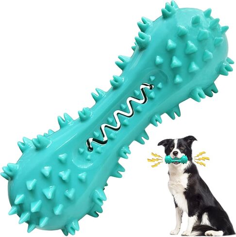Ulatemo Dog Squeaky Toys for Aggressive Chewers - Tough Durable & Squeaky & Cleaning Teeth Dog Toys Durable Dog Chew Toys for Large Medium Breed Dog in Kuwait