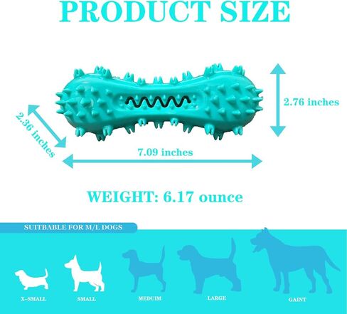 Ulatemo Dog Squeaky Toys for Aggressive Chewers - Tough Durable & Squeaky & Cleaning Teeth Dog Toys Durable Dog Chew Toys for Large Medium Breed Dog in Kuwait