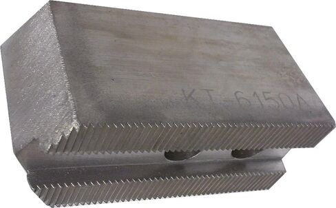 USST KT-6150AP Alum T6061 فكي ظرف ناعم مدبب لخراطيش CNC مقاس 6 بوصات، بطول 1.5 بوصة (مجموعة من 3 قطع) in Kuwait