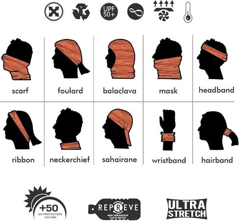 snailman Outdoor Multifunctional Headwear, UV Resistence Hiking Climbing Magic Scarf in Saudi Arabia