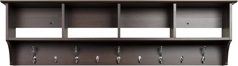 رف مدخل معلق بعرض 60 بوصة من بريباك، أبيض in Kuwait