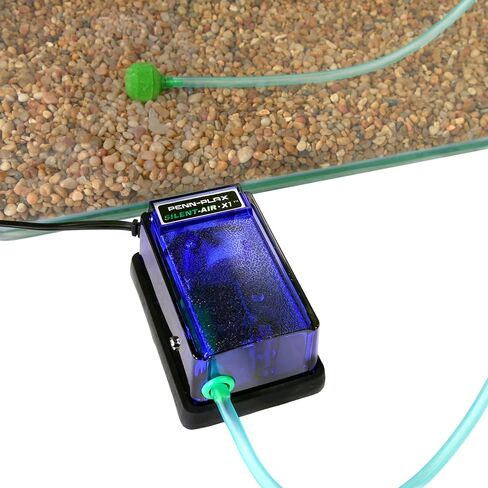 Penn-PLAX Silent-Air X1 Aquarium Air Pump – Ultra Quiet and Reliable – Single Outlet – Great for Fish Tanks Up to 10 Gallons in Saudi Arabia