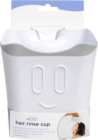 سجادة حمام أوبي ستينغراي للطفل، غير قابلة للانزلاق، أكواب شفط قوية، أساسيات وقت حوض استحمام الطفل، رمادي in Kuwait