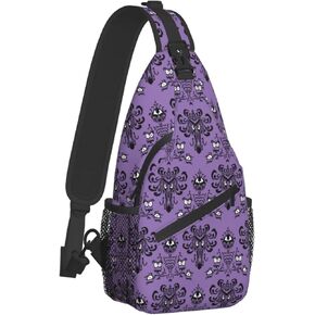 Unisex Sling Backpack Crossbody Shoulder Bags for Men Women Small Daypacks Chest Bag Hiking Travel Sport Climbing Runners