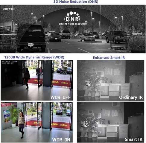 VALUCAM 4MP Bullet POE IP Camera Outdoor - F1.4 2.7~13.5mm 5X Optical Zoom Motorized Varifocal PoE Network Camera with EXIR 197ft Night Vision, Smart H.265, 120dB WDR, IP67 in Saudi Arabia