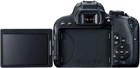 Canon EOS Rebel 800D / T7i DSLR Camera (Body Only) + 64GB Memory Card + Case + Card Reader + Flex Tripod + Hand Strap + Cap Keeper + Memory Wallet + Cleaning Kit (Renewed) in Saudi Arabia