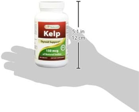 Best Naturals Kelp Supplement 150 Mcg Tablet, 300 Count in Saudi Arabia