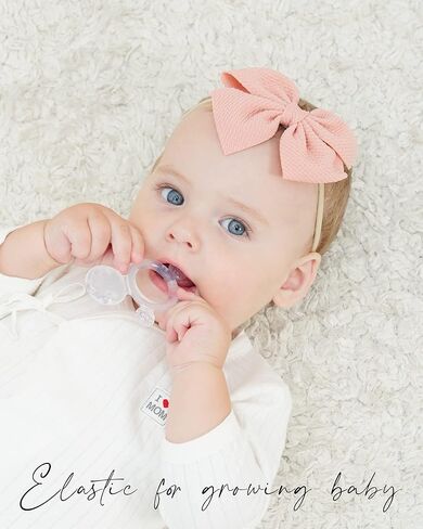 60 قطعة طفلة Headbands الطفل فيونكات شعر Headbands لينة النايلون العصابات الشعر إكسسوارات الشعر للأطفال حديثي الولادة طفل الفتيات الرضع in Kuwait