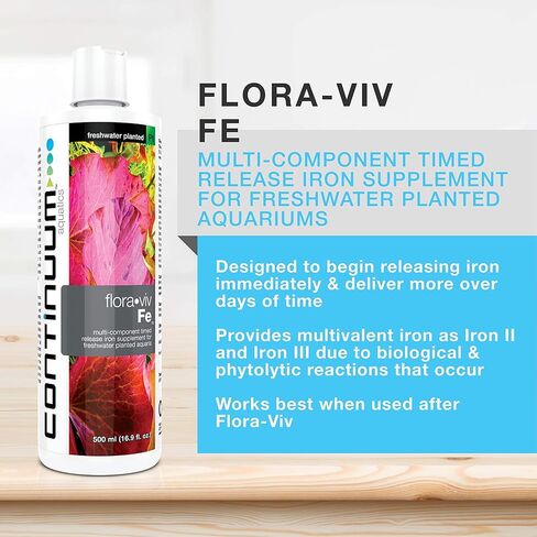 Continuum Aquatics Flora Viv Fe – Timed Release Iron Supplement for Freshwater Planted Aquariums in Saudi Arabia