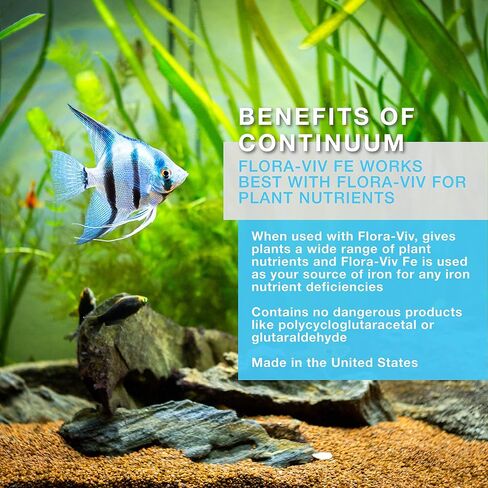 Continuum Aquatics Flora Viv Fe – Timed Release Iron Supplement for Freshwater Planted Aquariums in Saudi Arabia